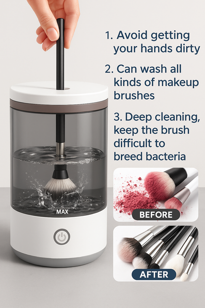 Machine de nettoyage électrique pour pinceaux de maquillage